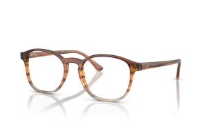 Ray-Ban RX5417 8253 barna-sárga csíkos keret (DEMO LENS)