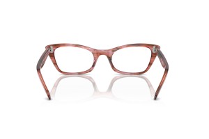Ray-Ban RX5499 Lady Burbank csíkos pink szemüveg