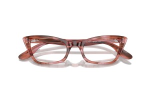 Ray-Ban RX5499 Lady Burbank csíkos pink szemüveg