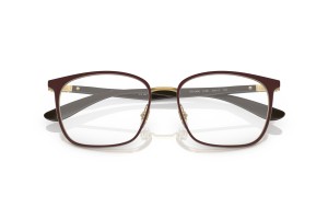 Ray-Ban RX6486 3126 Brown On Gold - demo lencse