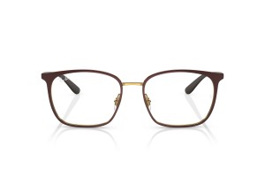Ray-Ban RX6486 3126 Brown On Gold - demo lencse