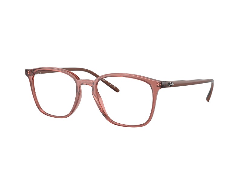 Ray-Ban RX7185 8234 átlátszó világos barna szemüveg