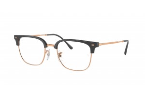 Ray-Ban RX7216 8322 NEW CLUBMASTER Dark Grey On Rose Gold DEMO LENS szemüveg