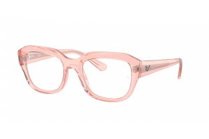 Ray-Ban RX7225 8318 LEONID Transparent Pink DEMO LENS szemüveg