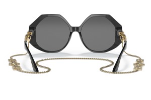 Versace VE4395 - fekete acét, sötétszürke lencsék