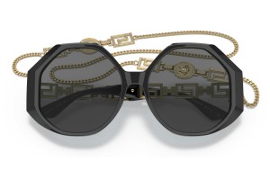 Versace VE4395 - fekete acét, sötétszürke lencsék