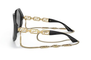 Versace VE4395 - fekete acét, sötétszürke lencsék