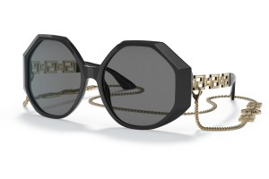 Versace VE4395 - fekete acét, sötétszürke lencsék