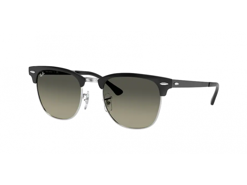 Ray-Ban RB3716 Clubmaster Metal - ezüst-fekete, szürke lencse