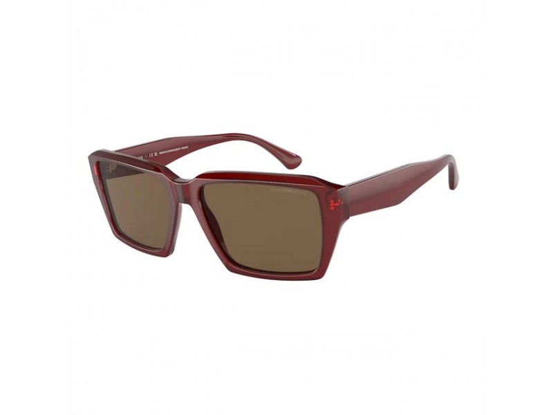 EA4186 – áttetsző piros keret, sötétbarna lencse