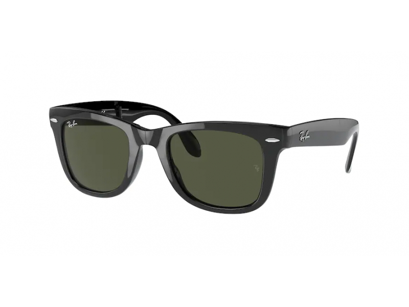 Ray-Ban RB4105 Folding Wayfarer — fekete, Crystal Green