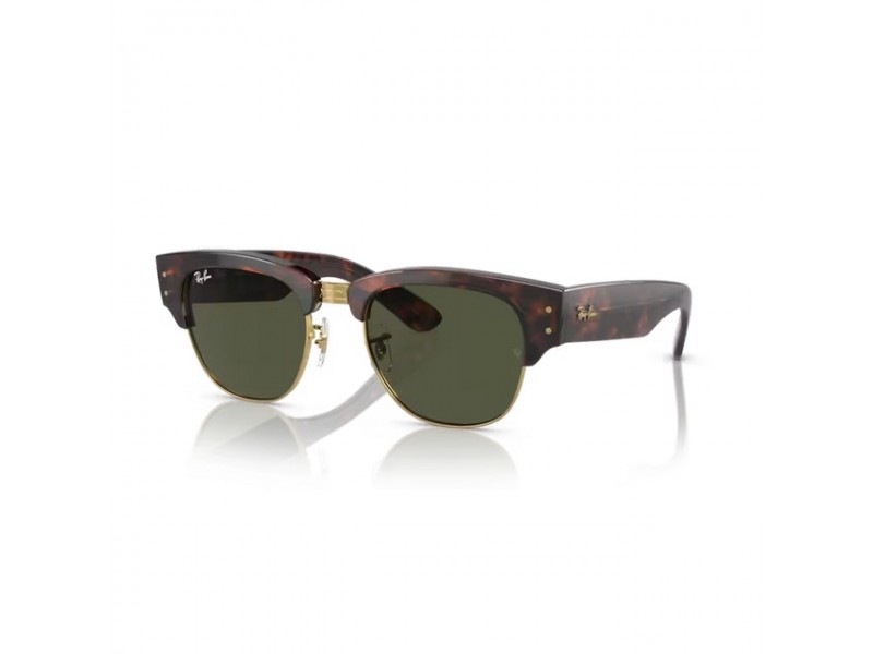 Ray-Ban RB0316S Mega Clubmaster tortoise arany zöld lencse