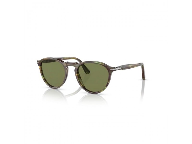 Persol PO3286S 11564E csíkos zöld napszemüveg