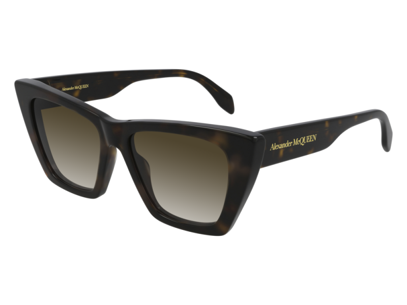 Alexander McQueen AM0299S-002 HAVANA BROWN napszemüveg