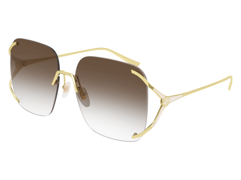 Gucci GG0646S 002 Shiny Endura Gold Brown napszemüveg