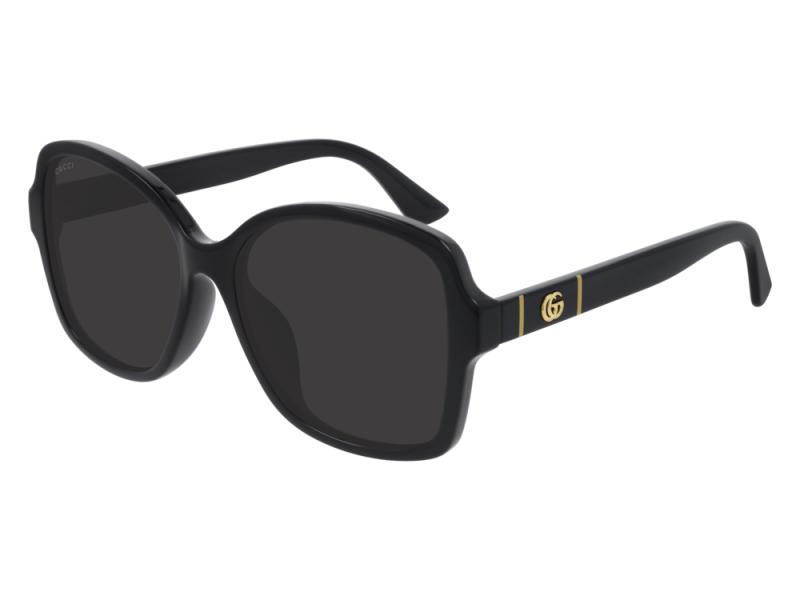 Gucci GG0765SA 002 - fényes fekete keret, szürke CR39 lencse