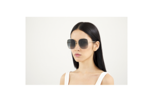 Gucci GG0879S Shiny Endura arany - gradient szürke