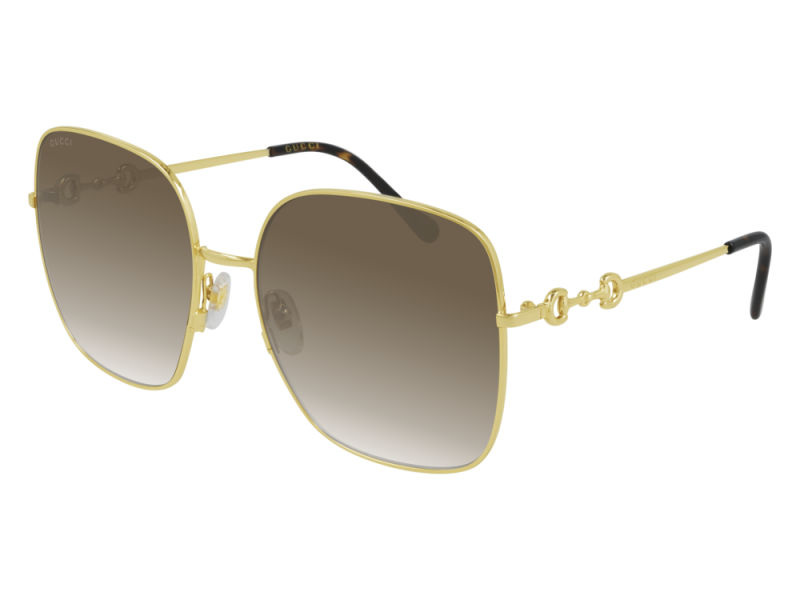 Gucci GG0879S 002 Shiny Endura Gold - barna degradé