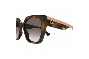 Gucci GG1300S 003 Shiny Medium Havana gradient barna