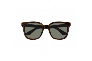 Gucci GG1346SK 003 - Shiny Dark Havana, sötétzöld lencse