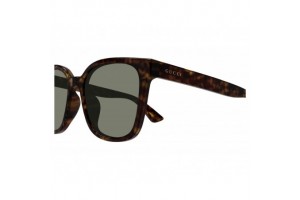 Gucci GG1346SK 003 - Shiny Dark Havana, sötétzöld lencse