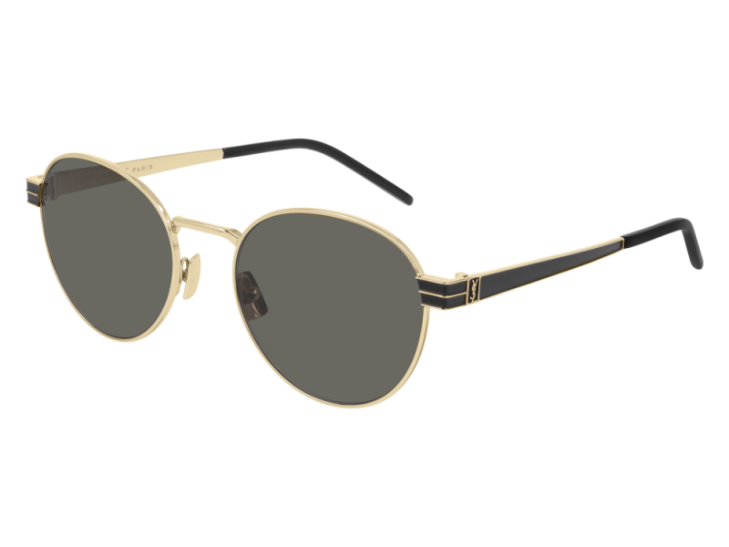 Saint Laurent SL M62 003 – arany keret, szürke lencse
