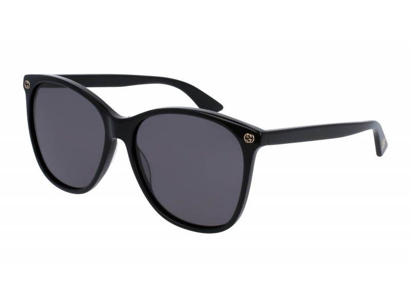 Gucci GG0024S 001 Shiny Black Grey napszemüveg