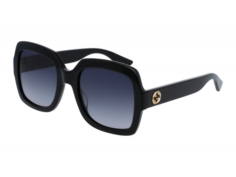 Gucci GG0036SN 001 – Shiny Black/Shaded Grey napszemüveg