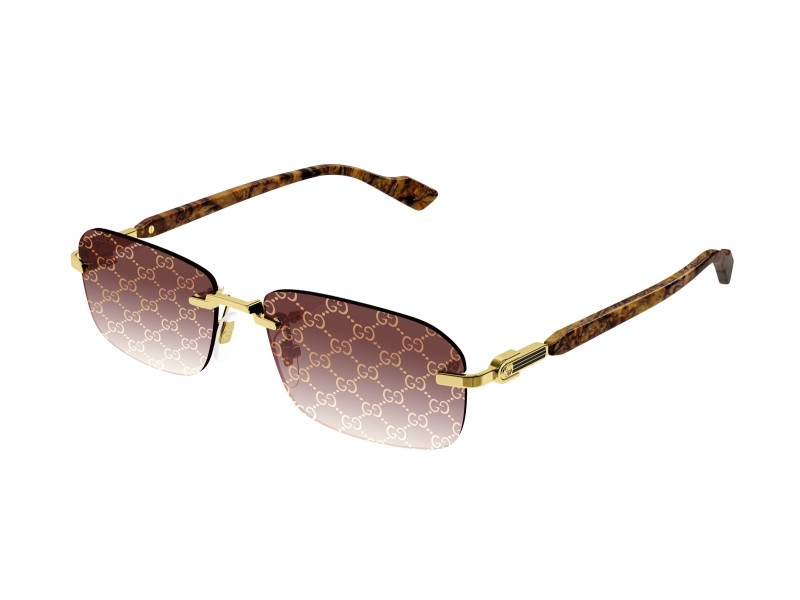 Gucci GG1221S 004 - sárga-arany, gradient bordó