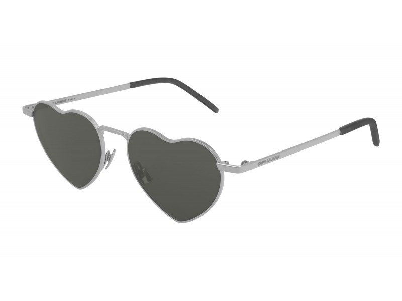 Saint Laurent SL 301 LOULOU 001 – fényes ezüst, szürke lencse