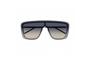 Saint Laurent SL 364 MASK 009 – ezüst keret, petrol/nude