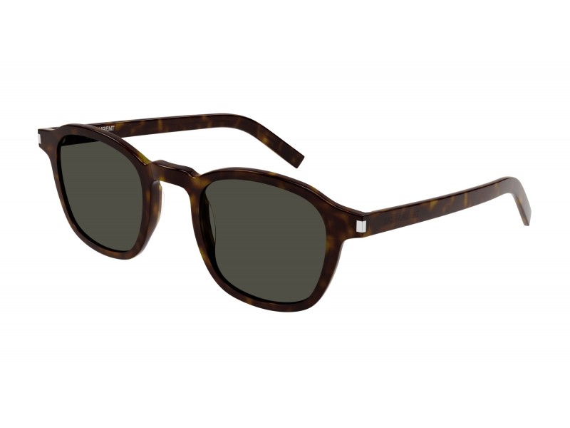 Saint Laurent SL 549 SLIM 002 Shiny Dark Havana napszemüveg