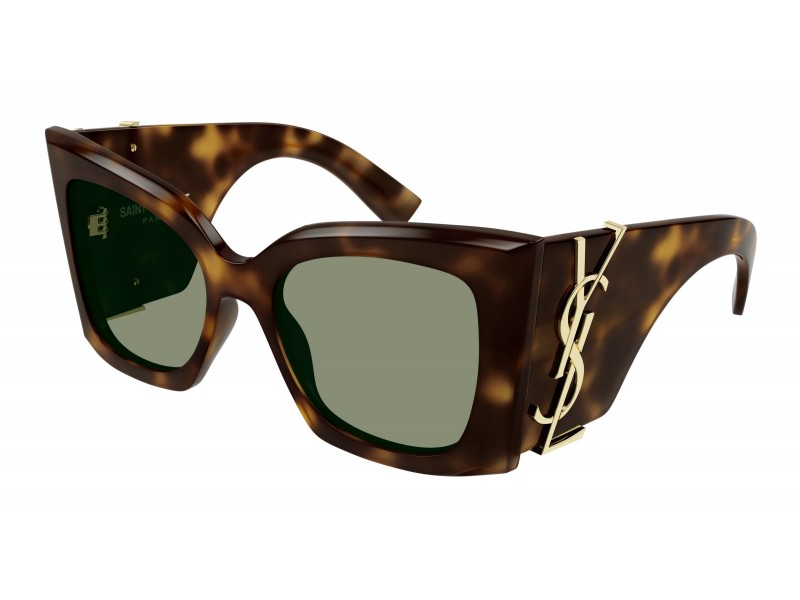 Saint Laurent SL M119 BLAZE 002 HAVANA GREEN