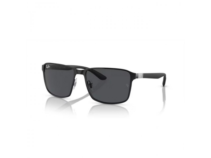 Ray-Ban RB3721 186/87 - Black on Black, dark grey lencse