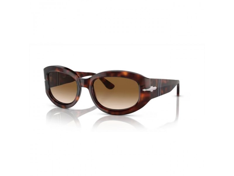 PERSOL PO3335S 24/51 Havana napszemüveg - Clear Gradient Brown