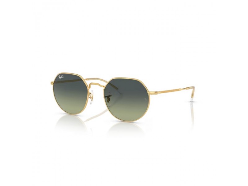Ray-Ban RB3565 JACK arany keret zöld lencse