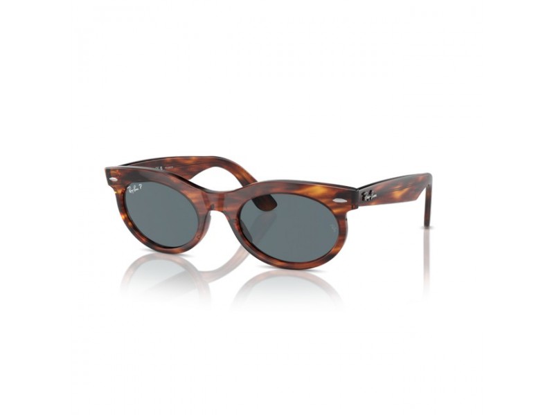 Ray-Ban RB2242 Wayfarer Oval - Striped Havana sötétkék