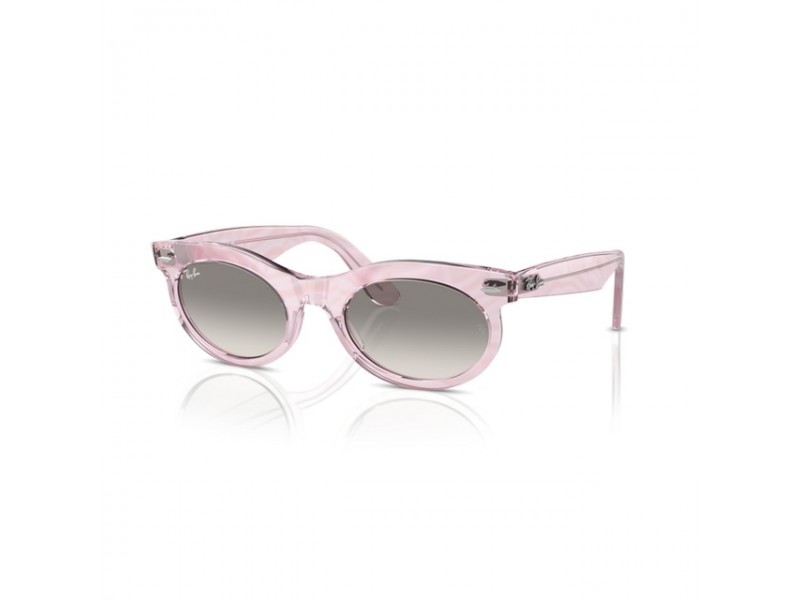 Ray-Ban RB2242 Wayfarer Oval Purple Clear Grey