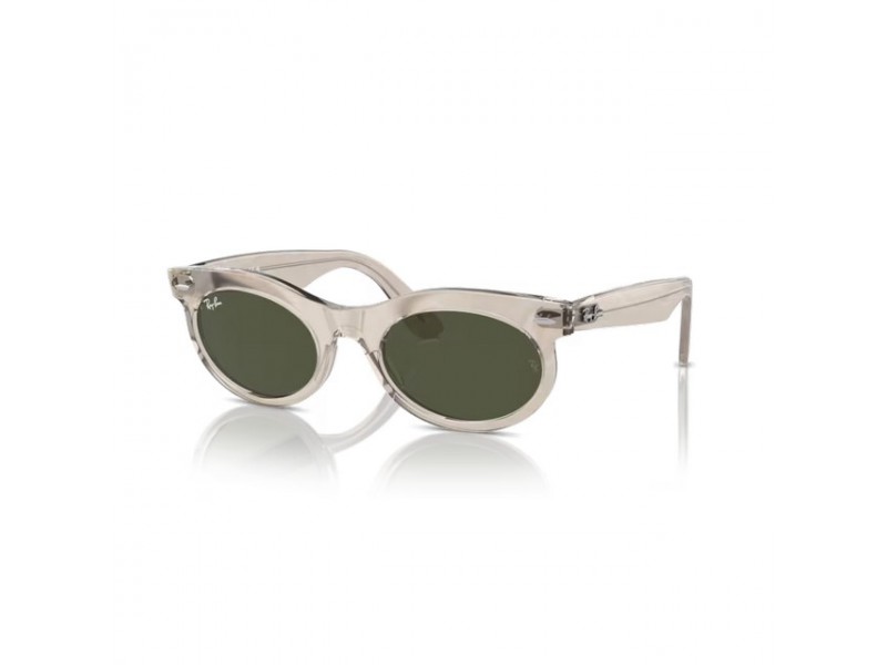 Ray-Ban RB2242 Wayfarer Oval napszemüveg - szürke/sötétzöld
