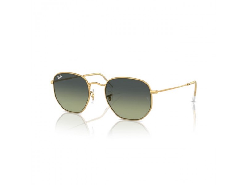 Ray-Ban RB3548 HEXAGONAL arany keret zöld lencse