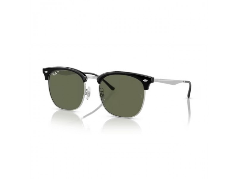 Ray-Ban RB4418D 66709A fekete-ezüst, sötétzöld polarizált