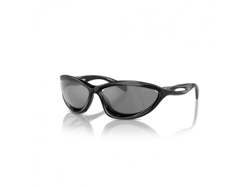 PRADA PR A26S 1AB60G Black Grey Mirror napszemüveg