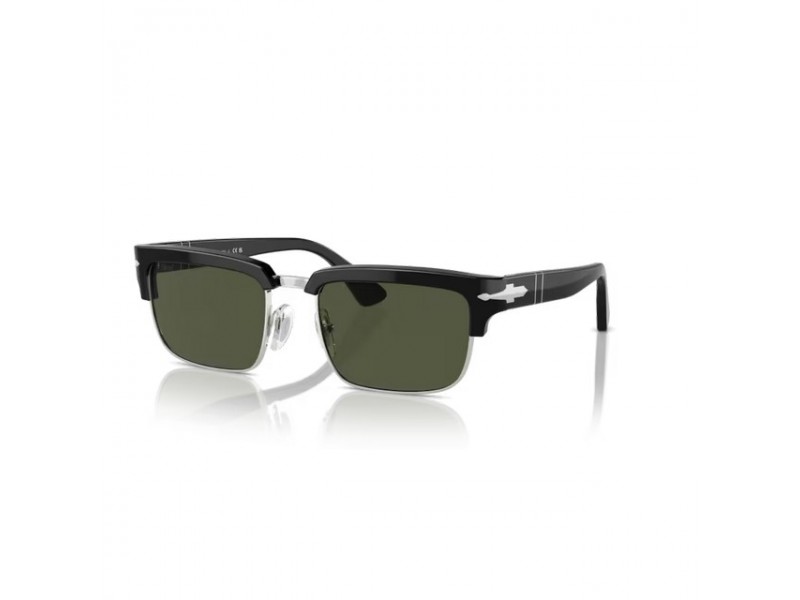 Persol PO3354S 95/31 - fekete/ezüst napszemüveg, zöld lencse