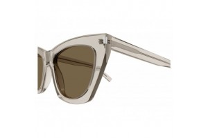 Saint Laurent SL214 KATE átlátszó bézs-barna napszemüveg