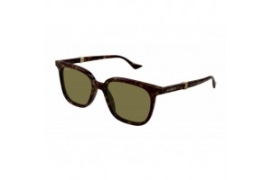 Gucci GG1493S 002 DARK HAVANA GREEN napszemüveg