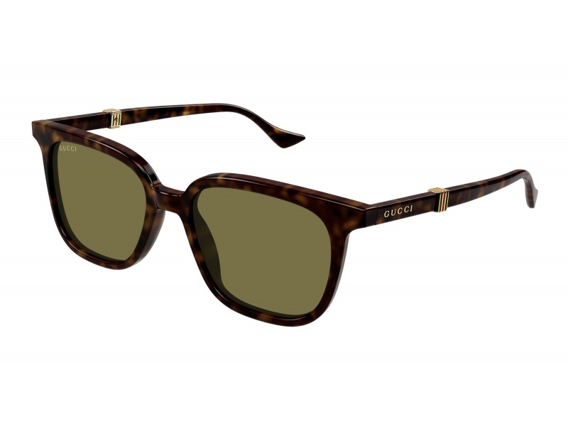 Gucci GG1493S 002 DARK HAVANA GREEN napszemüveg