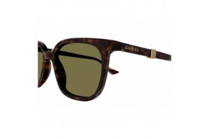 Gucci GG1493S 002 DARK HAVANA GREEN napszemüveg