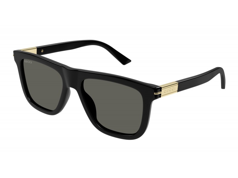 Gucci GG1502S 001 - Férfi fényes fekete-szürke