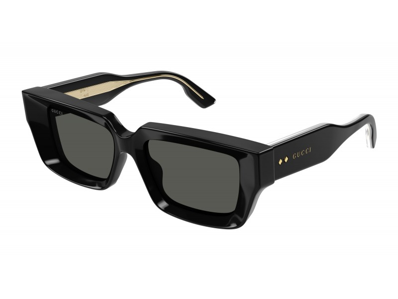 Gucci GG1529S 001 - Shiny Black Grey napszemüveg