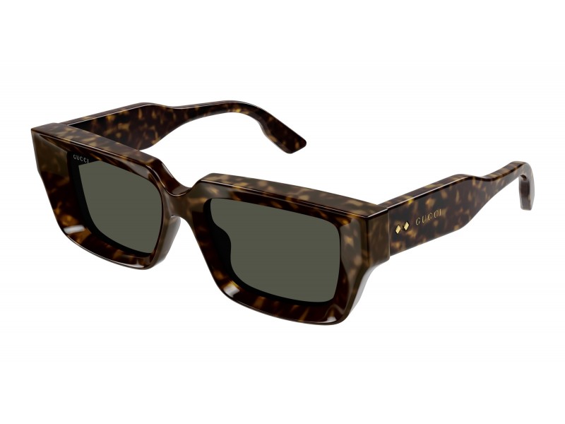 Gucci GG1529S 002 DARK HAVANA GREEN napszemüveg